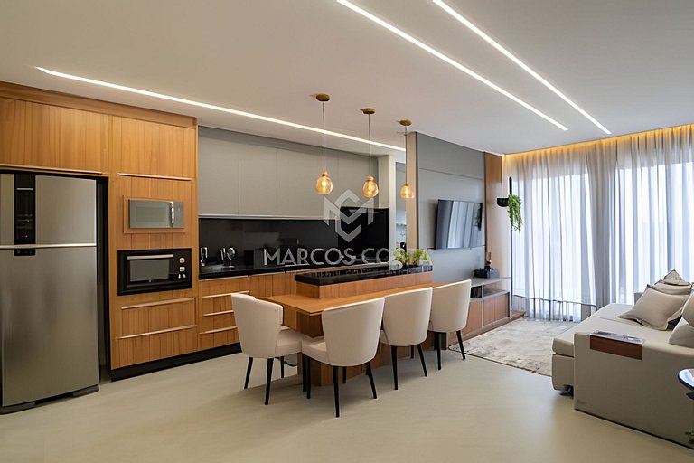 Apartamento na praia do Canto Grande (AL07)