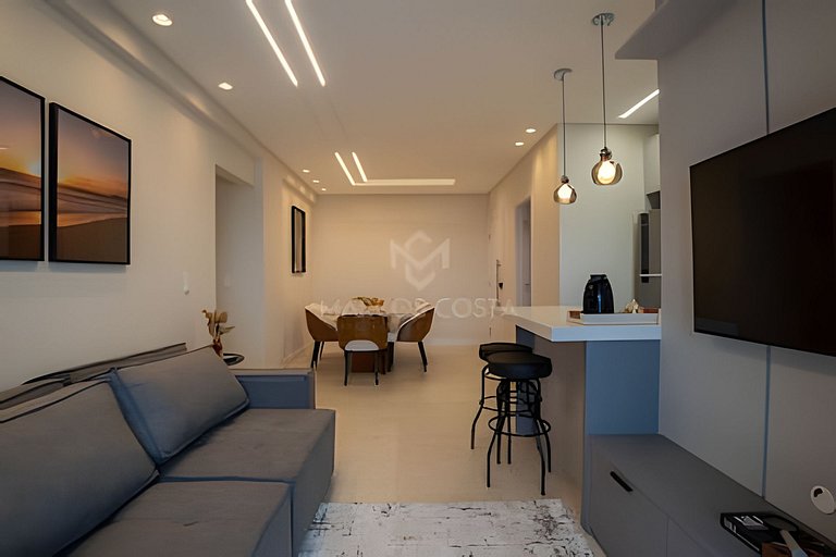 Apartamento alto padrão na praia de Bombinhas (AL08)